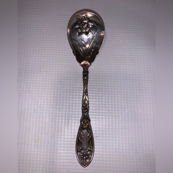 Oxford Other - 1908 Oxford Silver Plate Co Sugar Spoon in the "Narcissus" Pattern-Excellent 6”